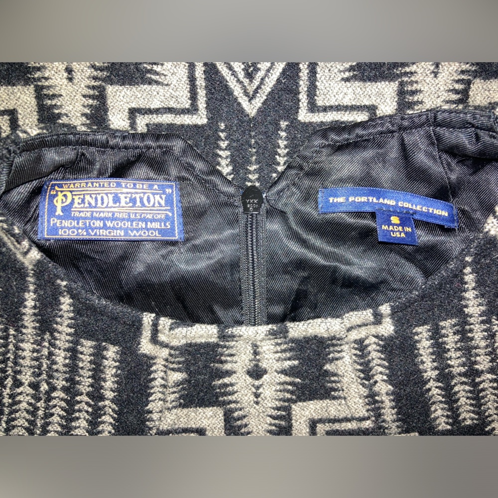 Pendleton Portland Collection wool Aztec shift dress, small - RARE - Picture 9 of 9